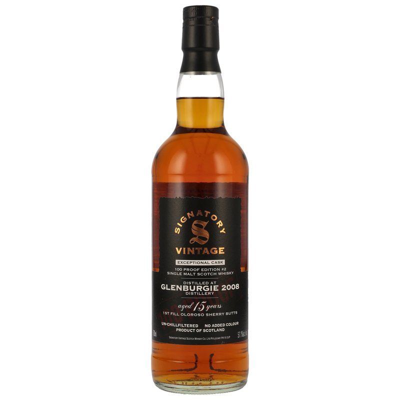 Glenburgie 2008 - 15 y.o. - Signatory 100 PROOF Exceptional Edition #2 Glenburgie 2008 - 15 y.o. - Signatory 100 PROOF Exceptional Edition #2